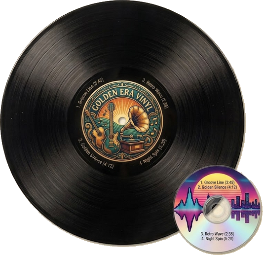 Vinyl record and CD