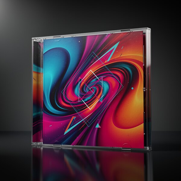 CD jewel-case mockup