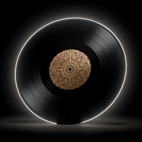 Vinyl record mockup